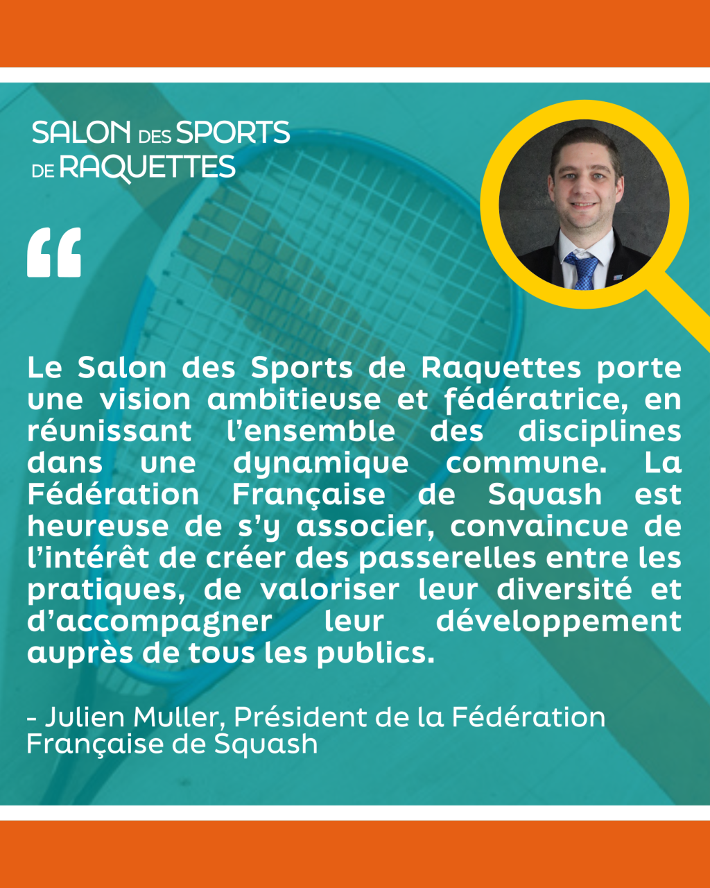 Salon Des Sports De Raquettes 4 Partenaires Com FFSquash SSR 2